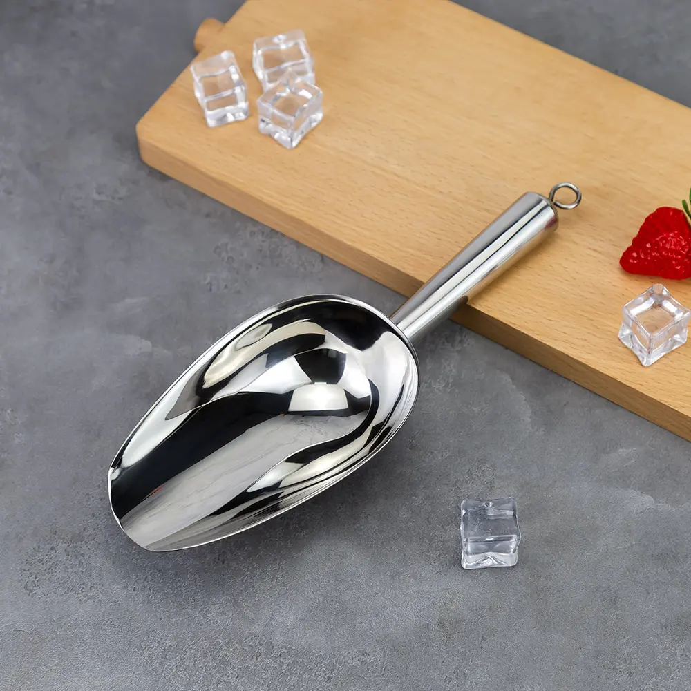 Stainless Steel Ice Scoop With Hanging Hook (4).jpg