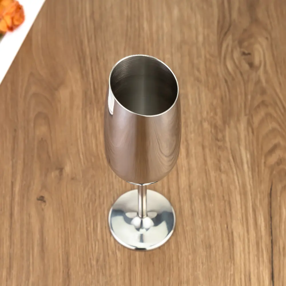 250ml Stemmed Sparking Wine Glass Champagne Flute (1)