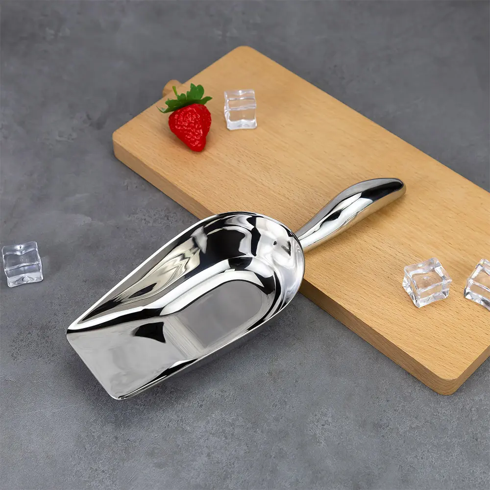 Curved Handle Flat Bottom Stainless Steel Ice Scoop (12).jpg