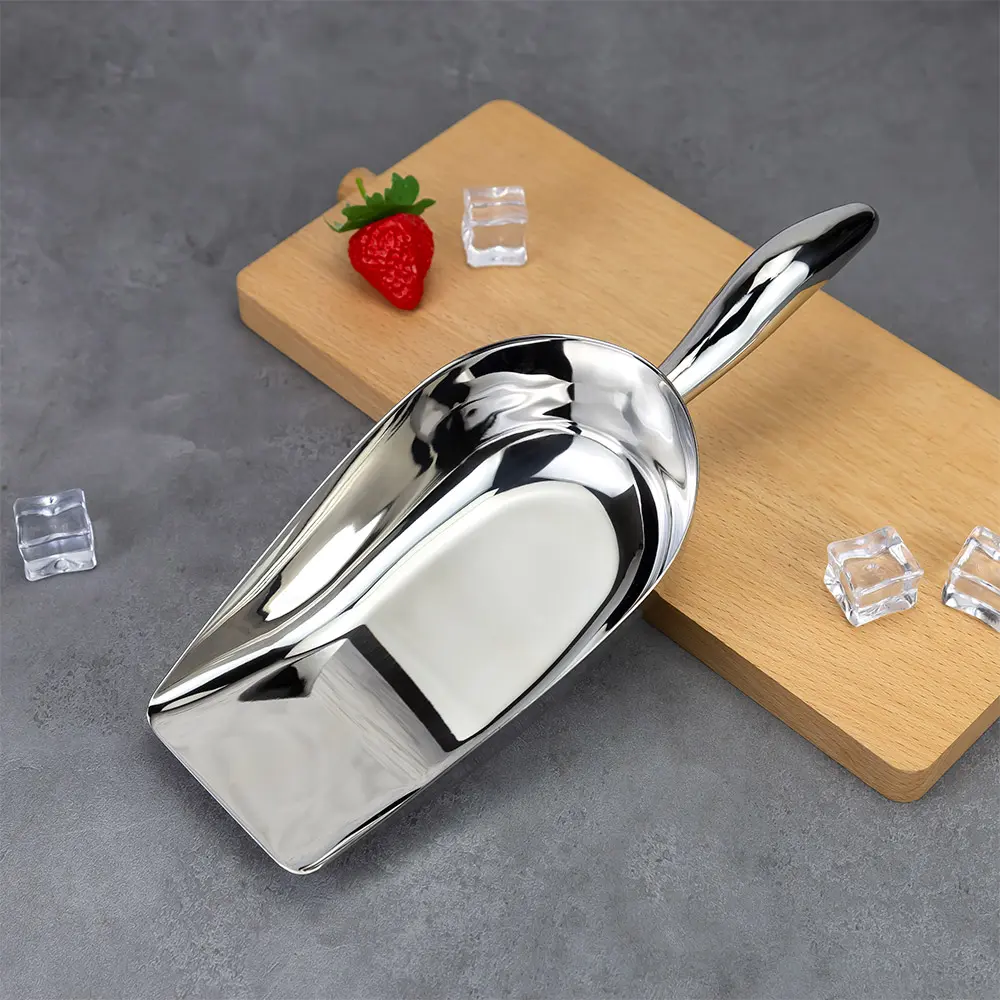 Curved Handle Flat Bottom Stainless Steel Ice Scoop (14).jpg