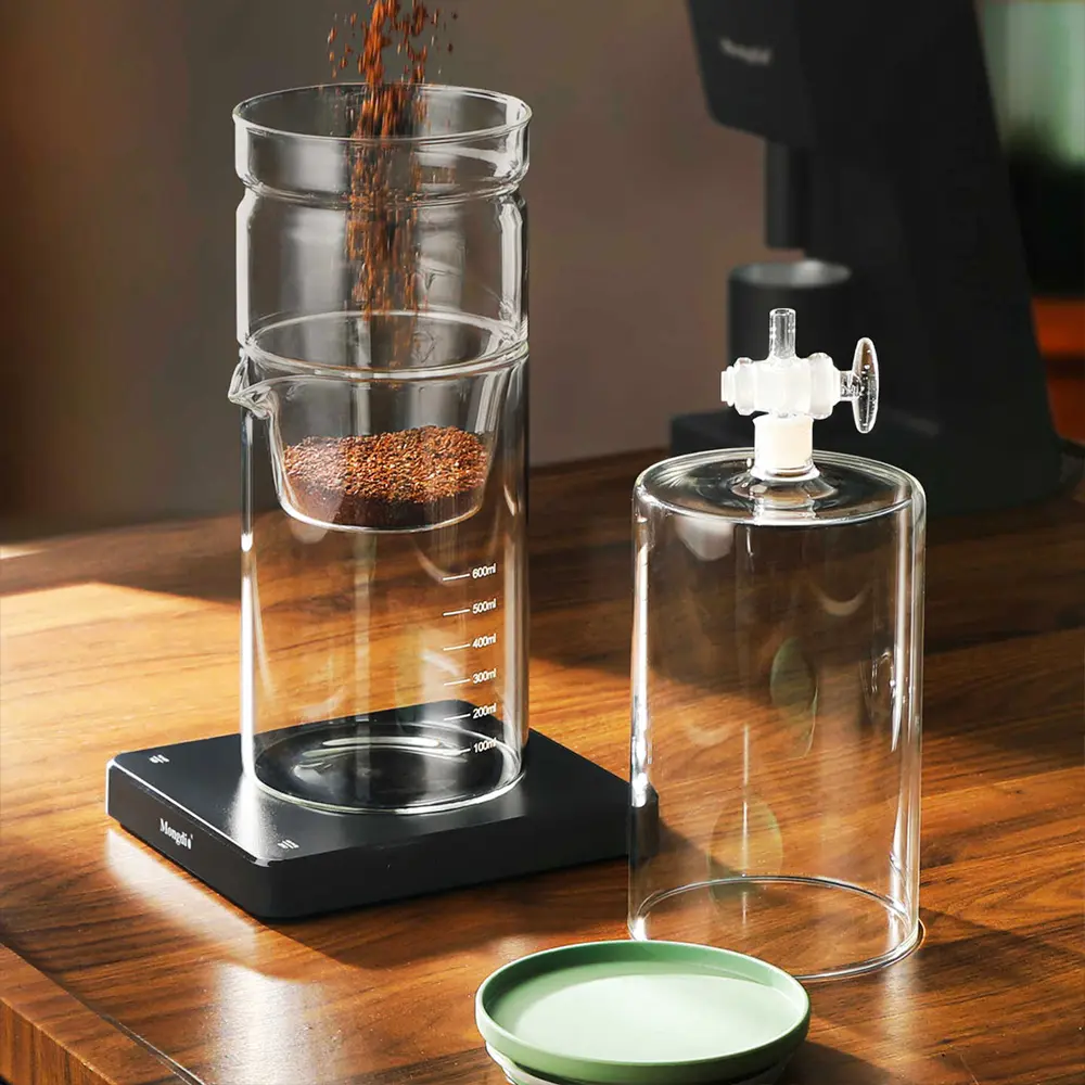 600ml Adjustable Water Flow Smooth Dripping Cold Brew Coffee Maker (2)
