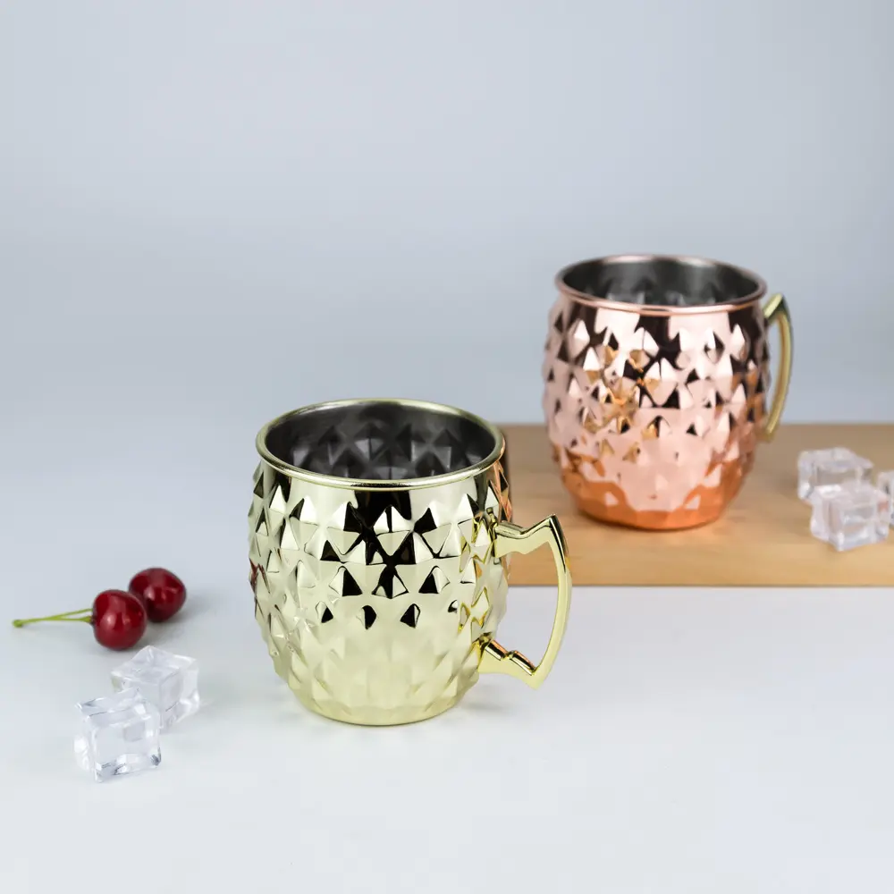 Diomand Hammered Moscow Mule Mug (3)