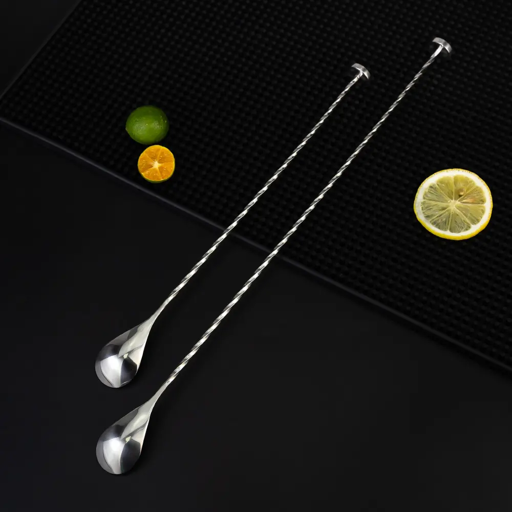 Spiral Handle Fruit Pestle End Bar Spoon (3)