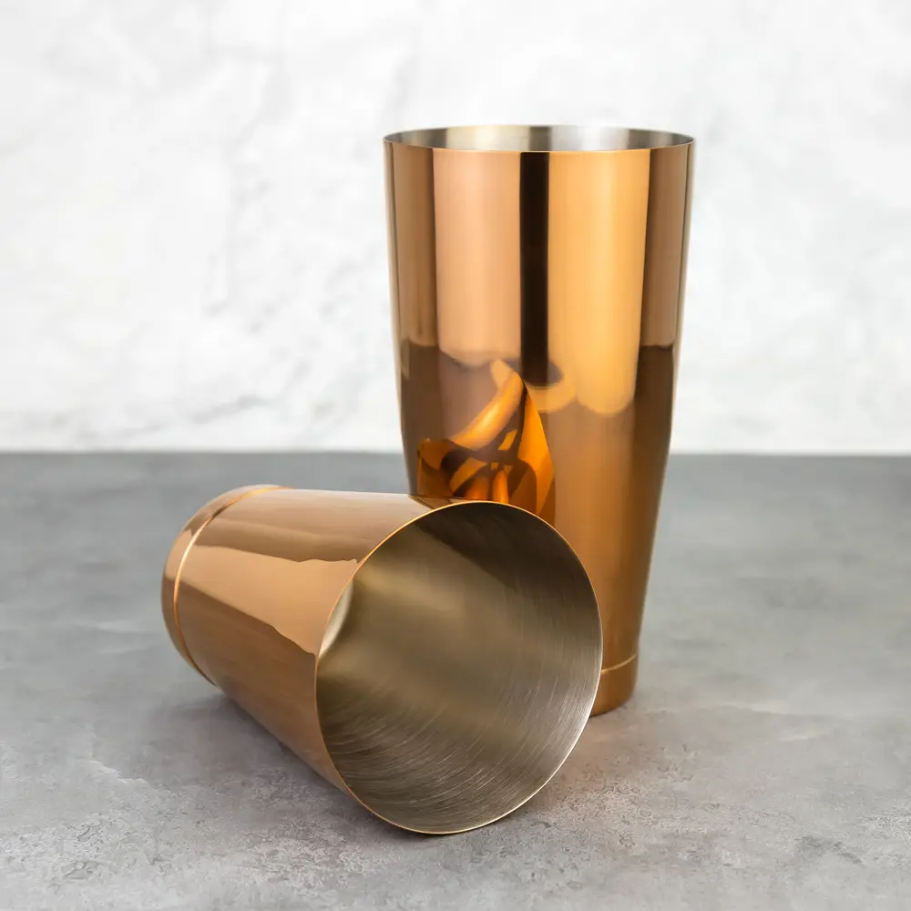 28+18oz PVD Coating Colored Boston Shaker Tins (4)