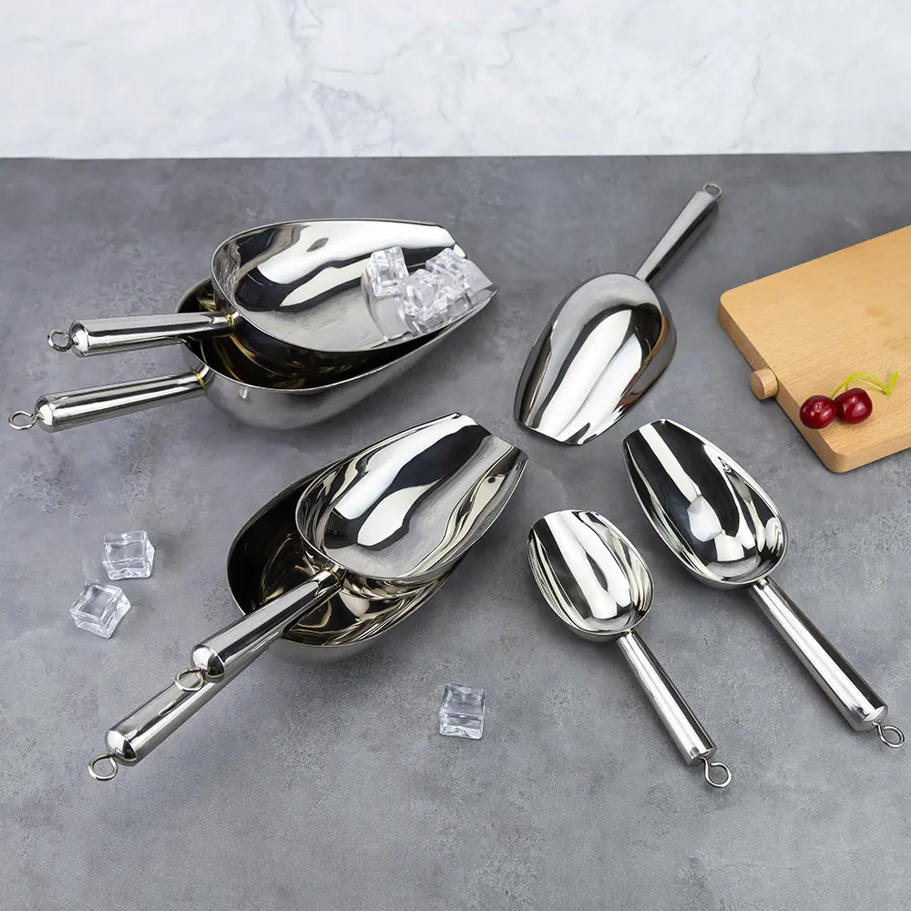 Stainless Steel Ice Scoop With Hanging Hook (1).jpg
