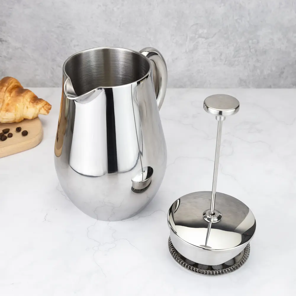 1000ml Stainless Steel French Press (6)