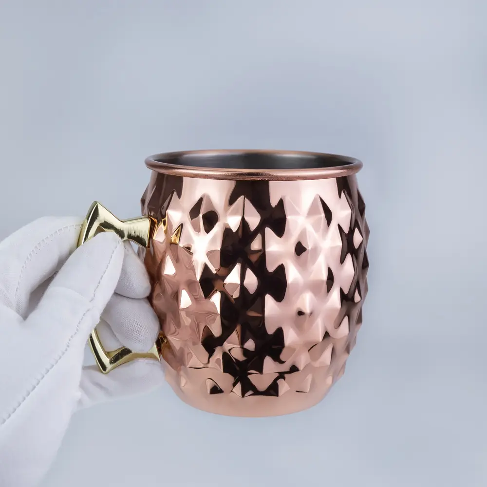 Diomand Hammered Moscow Mule Mug (5)