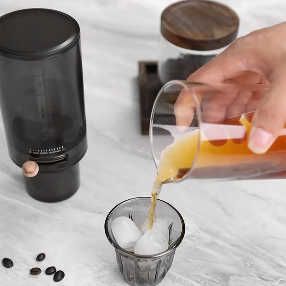 4 Cups Borosilicate Glass Ice Drip Coffee Maker (6)