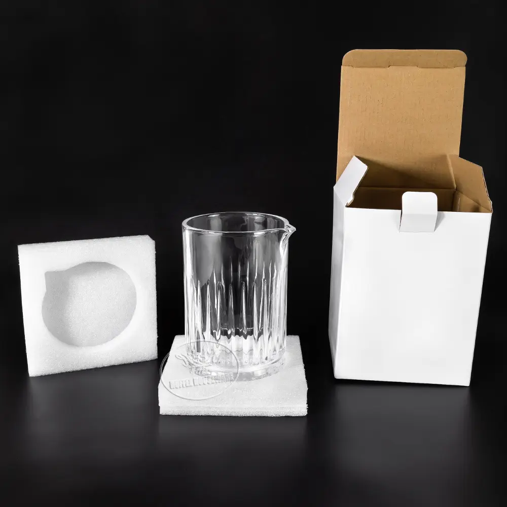 475ml Old Fashion Lead-Free Soda-Lime Bartender Cocktail Mixing Glass-1