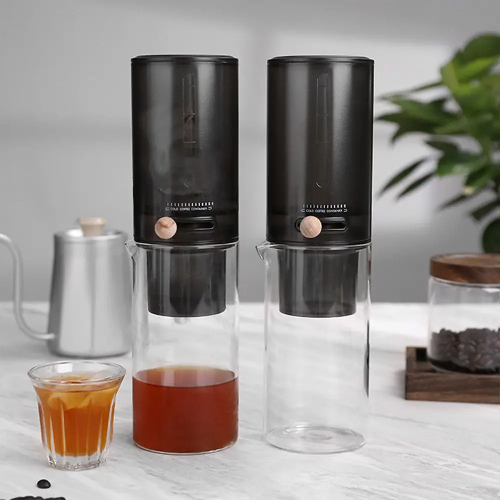 4 Cups Borosilicate Glass Ice Drip Coffee Maker (4)