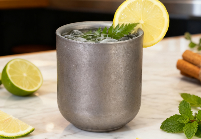 Vibratory Vintage Frosted Metal Drinking Cups (6).jpg