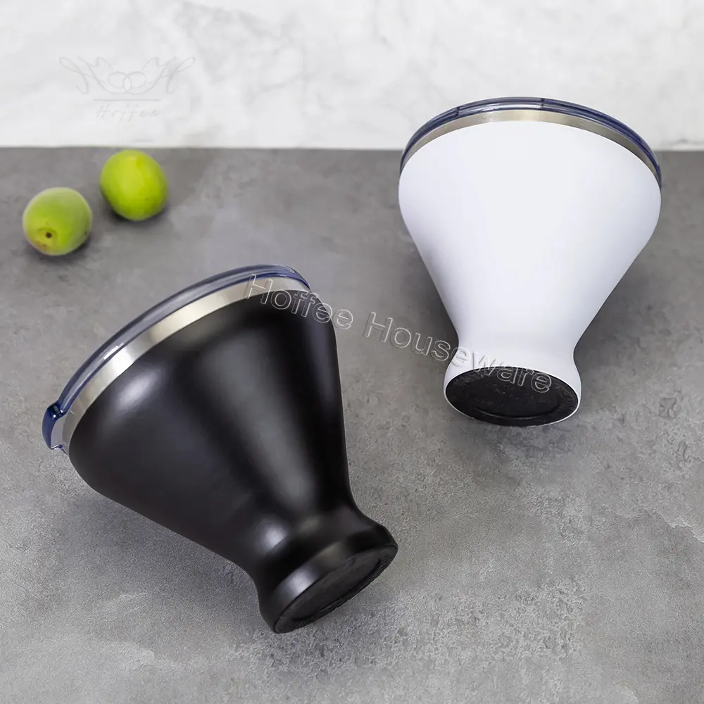 Outdoor 240ml Stainless Steel Martini Tumbler with Leak-proof ABS Lid (3)