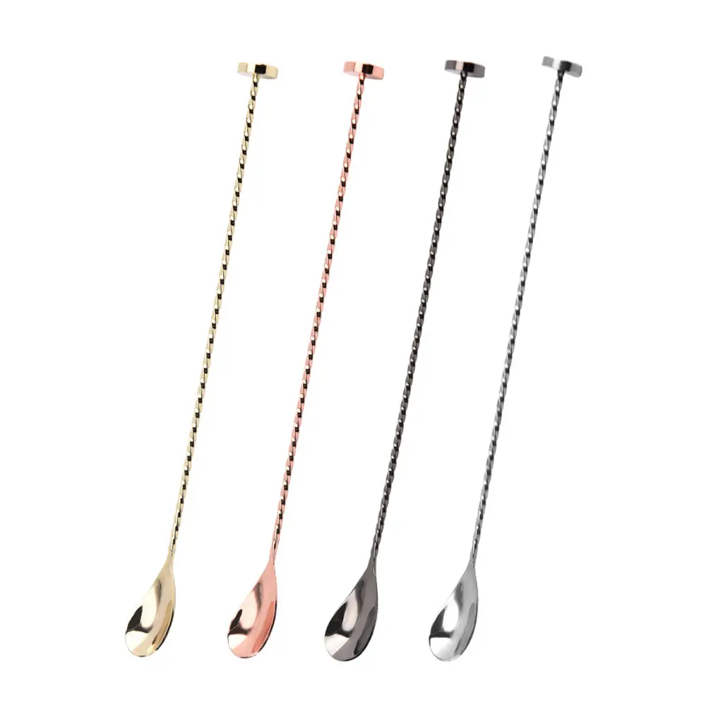 Bar Spoon With Lime Lemon Crusher