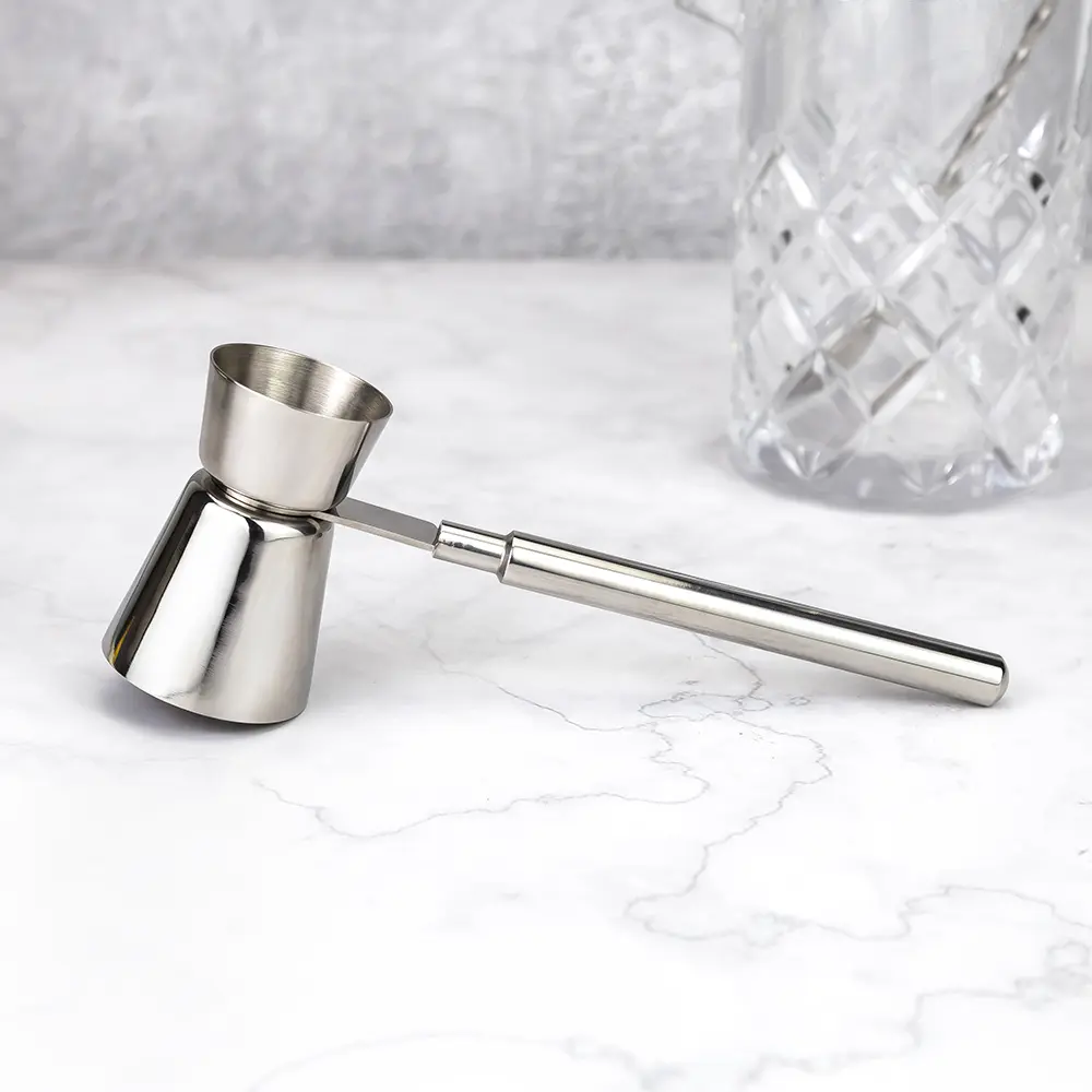 15ml35ml Double Side Stainless Steel Cocktail Measuring Jigger With Handle