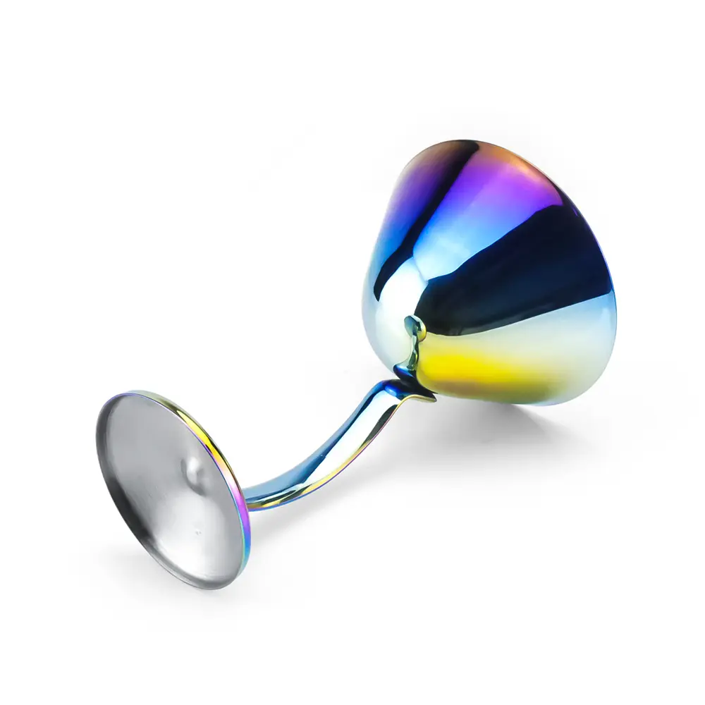 Unique Custom Color Stemmed Cocktail Glass (4)