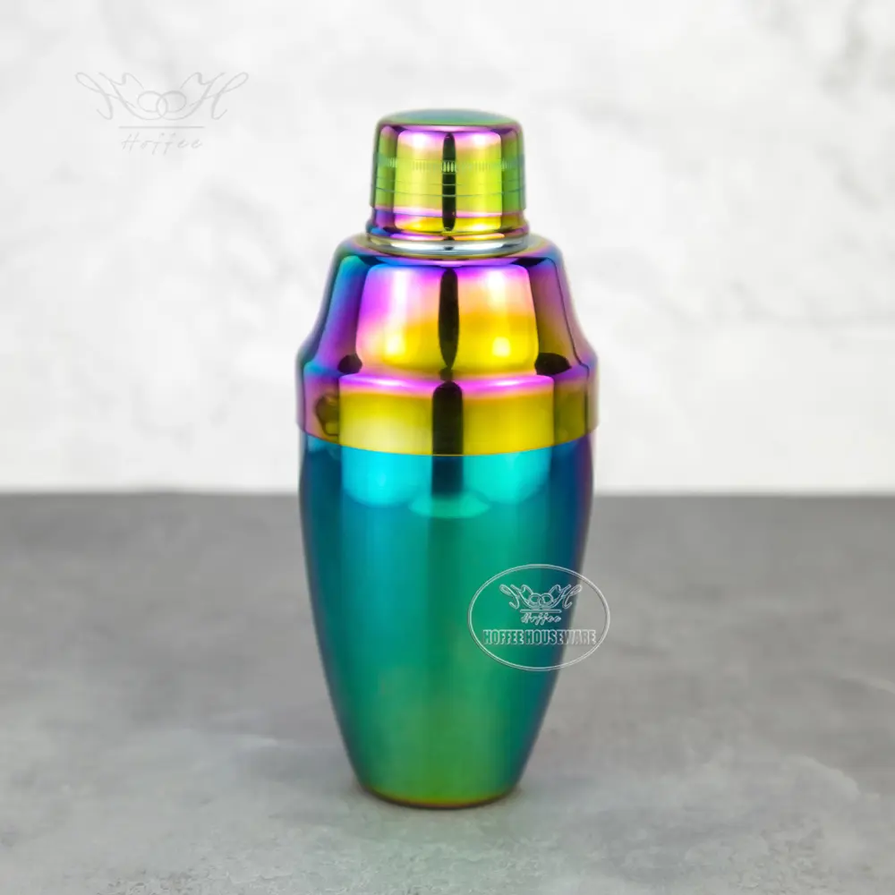 Bar Beverage Mixing Built-In Strainer Martini Shaker (6)