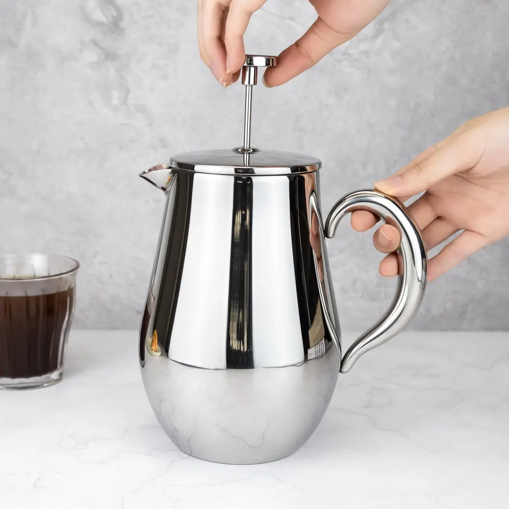 1000ml Stainless Steel French Press (5)