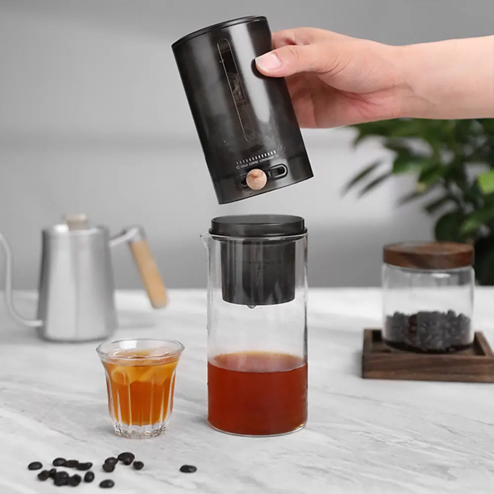 4 Cups Borosilicate Glass Ice Drip Coffee Maker (3)