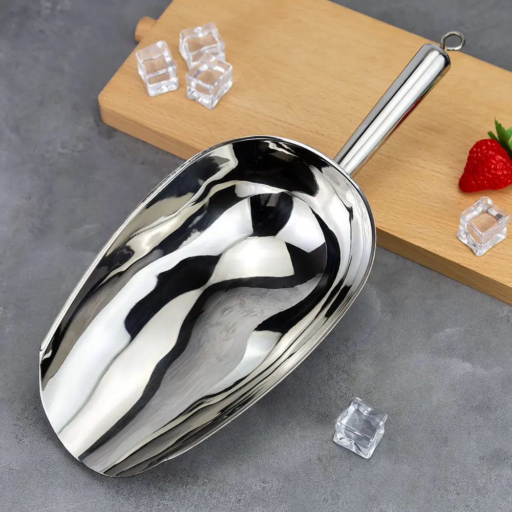 Stainless Steel Ice Scoop With Hanging Hook (8).jpg