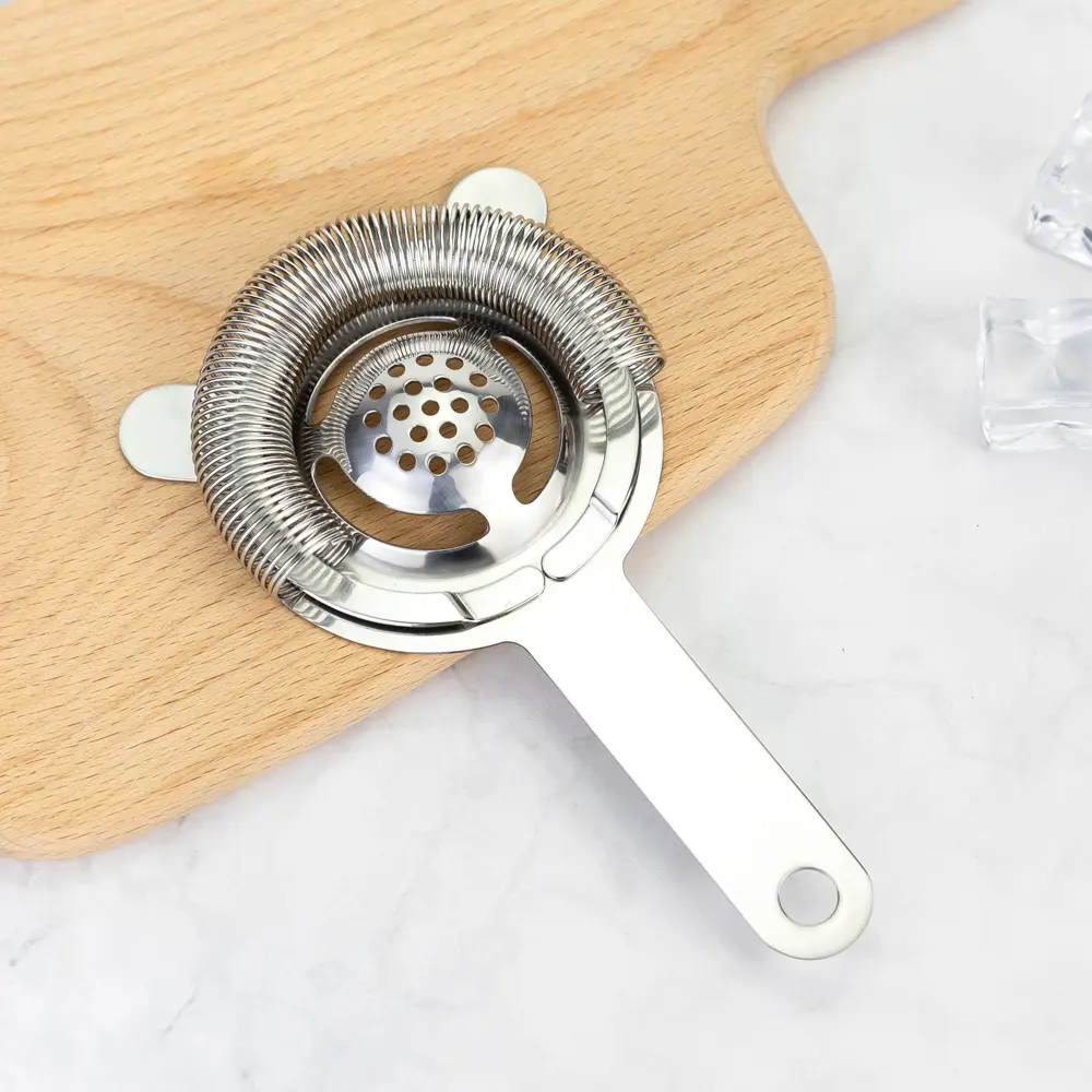 Ice Filter Wire Spring Shake Drinks Egg White Strainer (4)