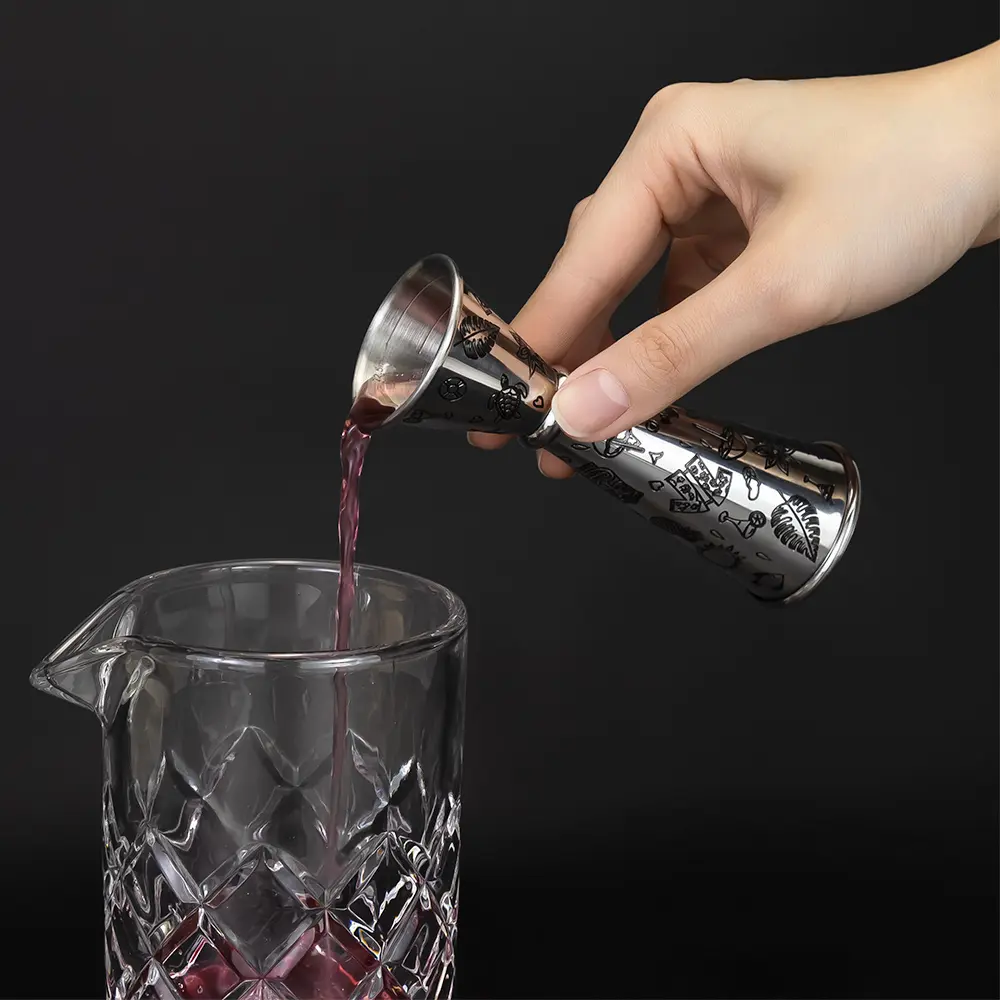 Tiki Etching Cocktail Measuring Jigger (9)