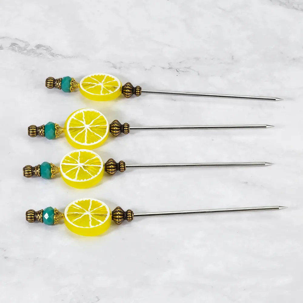 Decorative Food Drink Fruit Toothpicks (3)