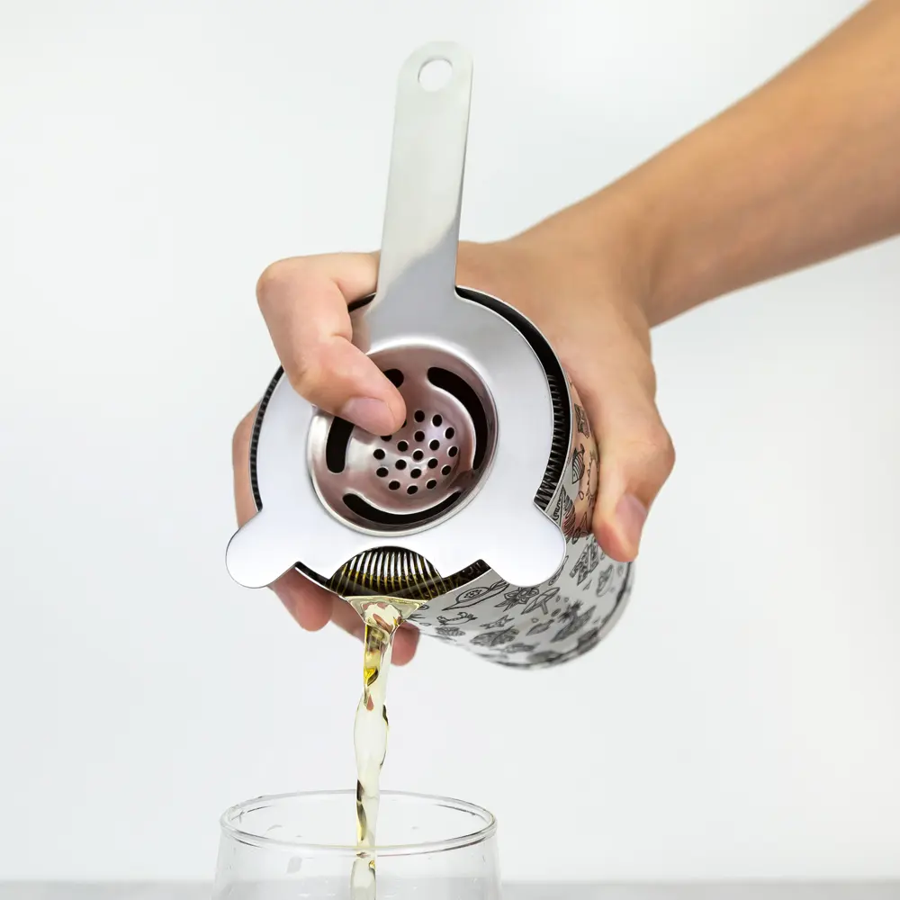 Ice Filter Wire Spring Shake Drinks Egg White Strainer (3)