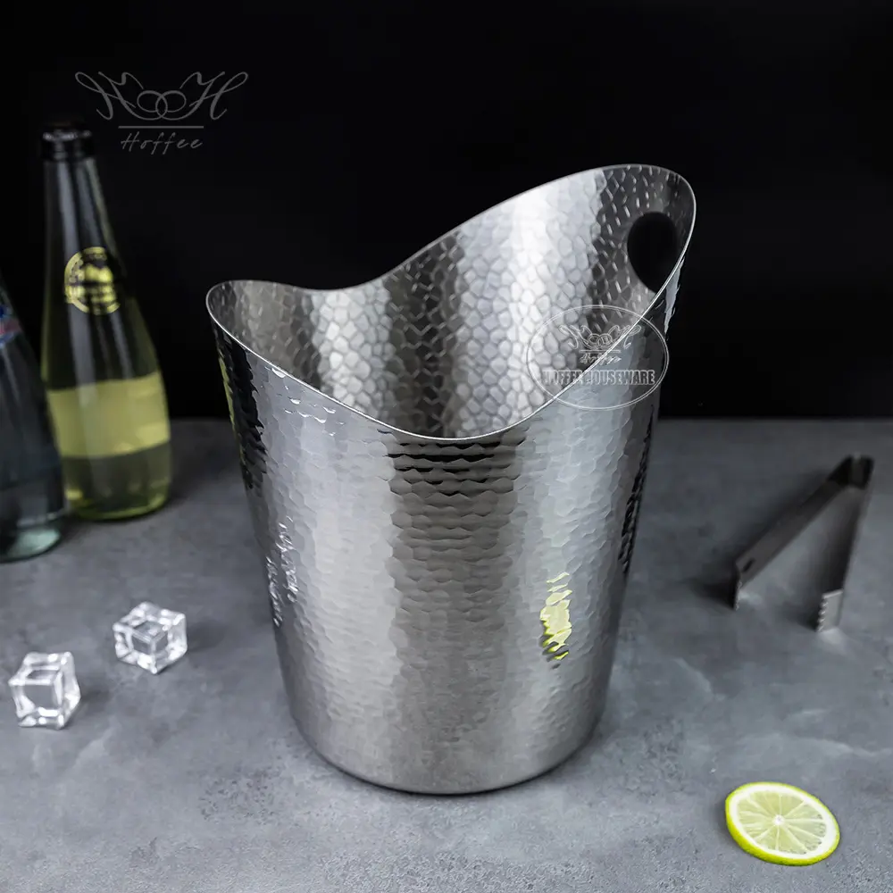 Creative Portable 5L Scale-Pattern Stainless Steel Ice Bucket (4)