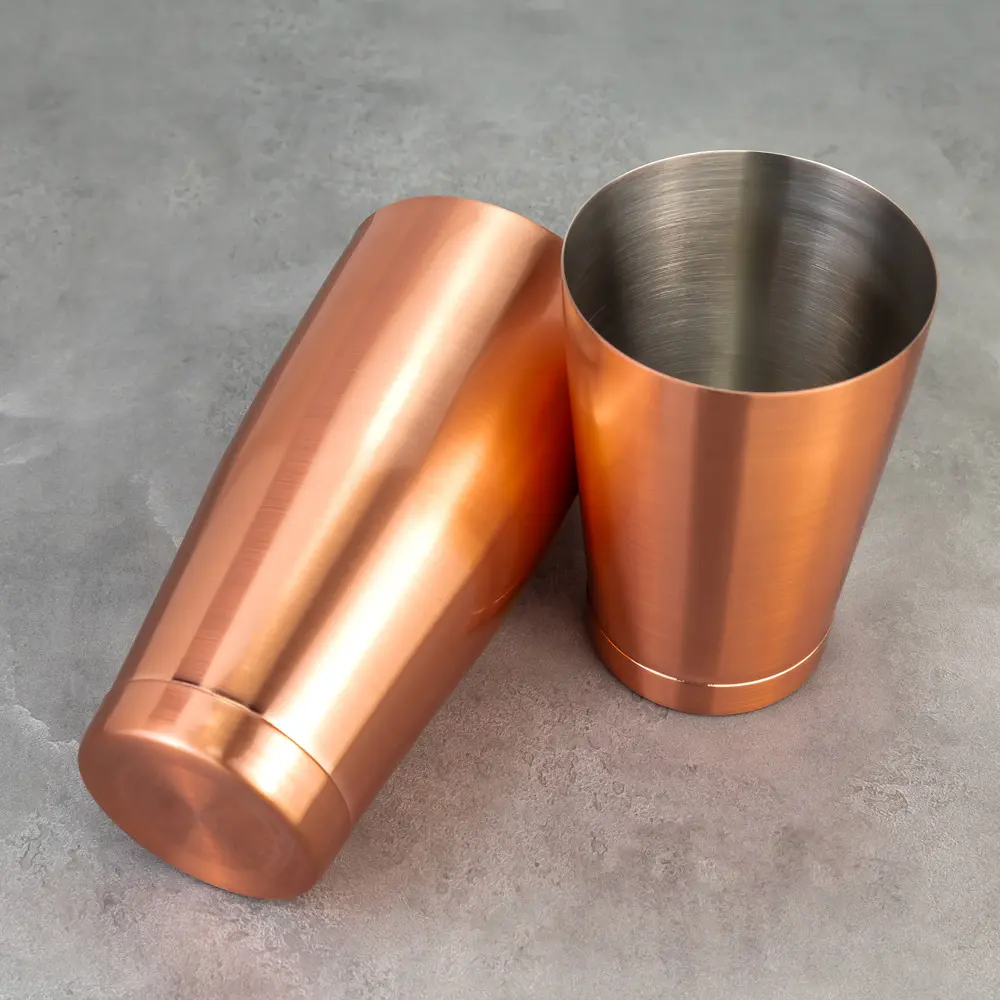 Brushed Surface Colored Boston Cocktail Shaker (5)