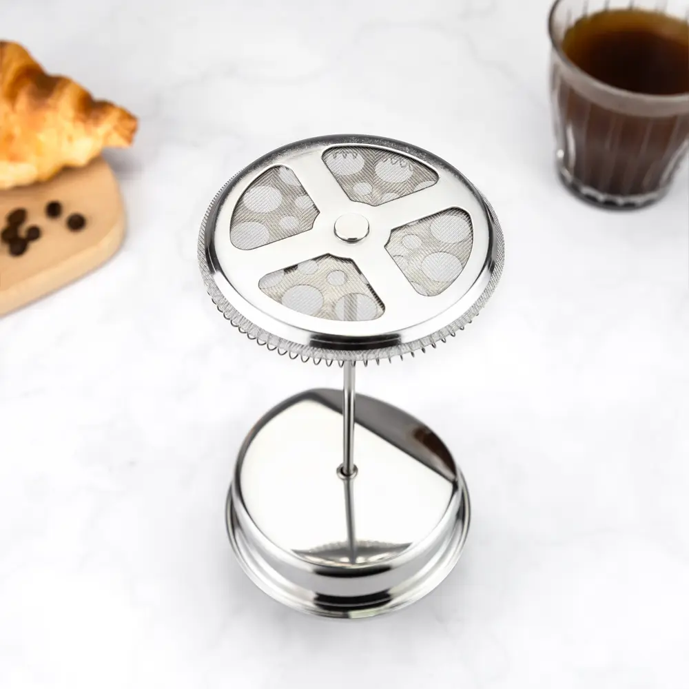 1L Large Capacity Hand Press Coffee Maker (7)