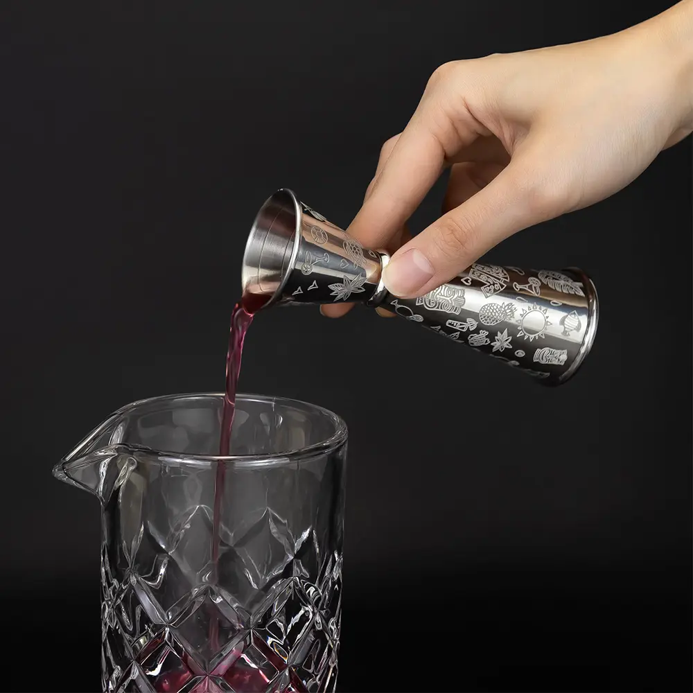Tiki Etching Cocktail Measuring Jigger (8)