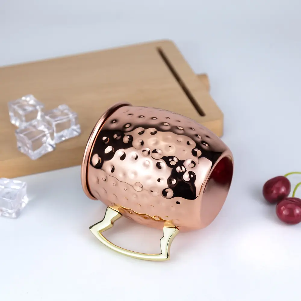 Hammered Pattern Moscow Mule Mug (6)