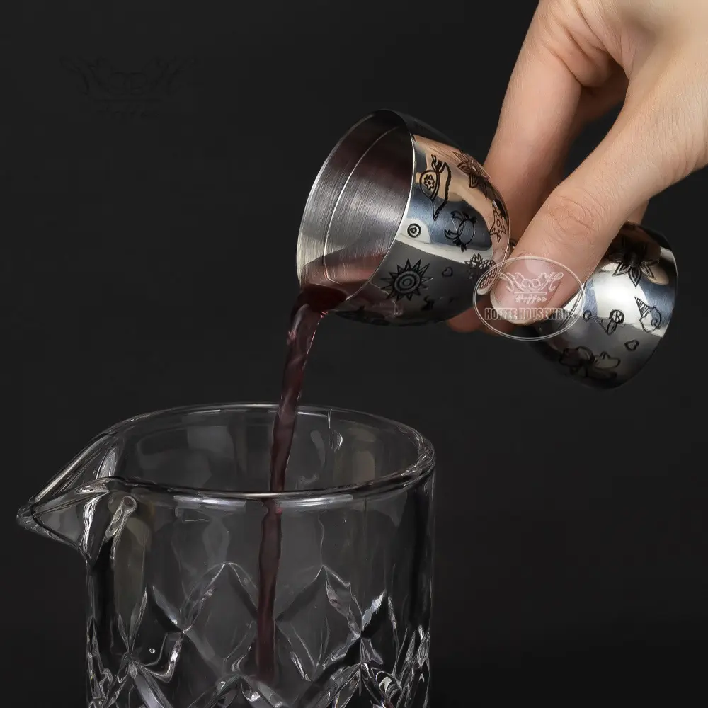 1+2oz Tiki-style Etching Liquor Measuring Bell-shape Cocktail Jigger (6).jpg